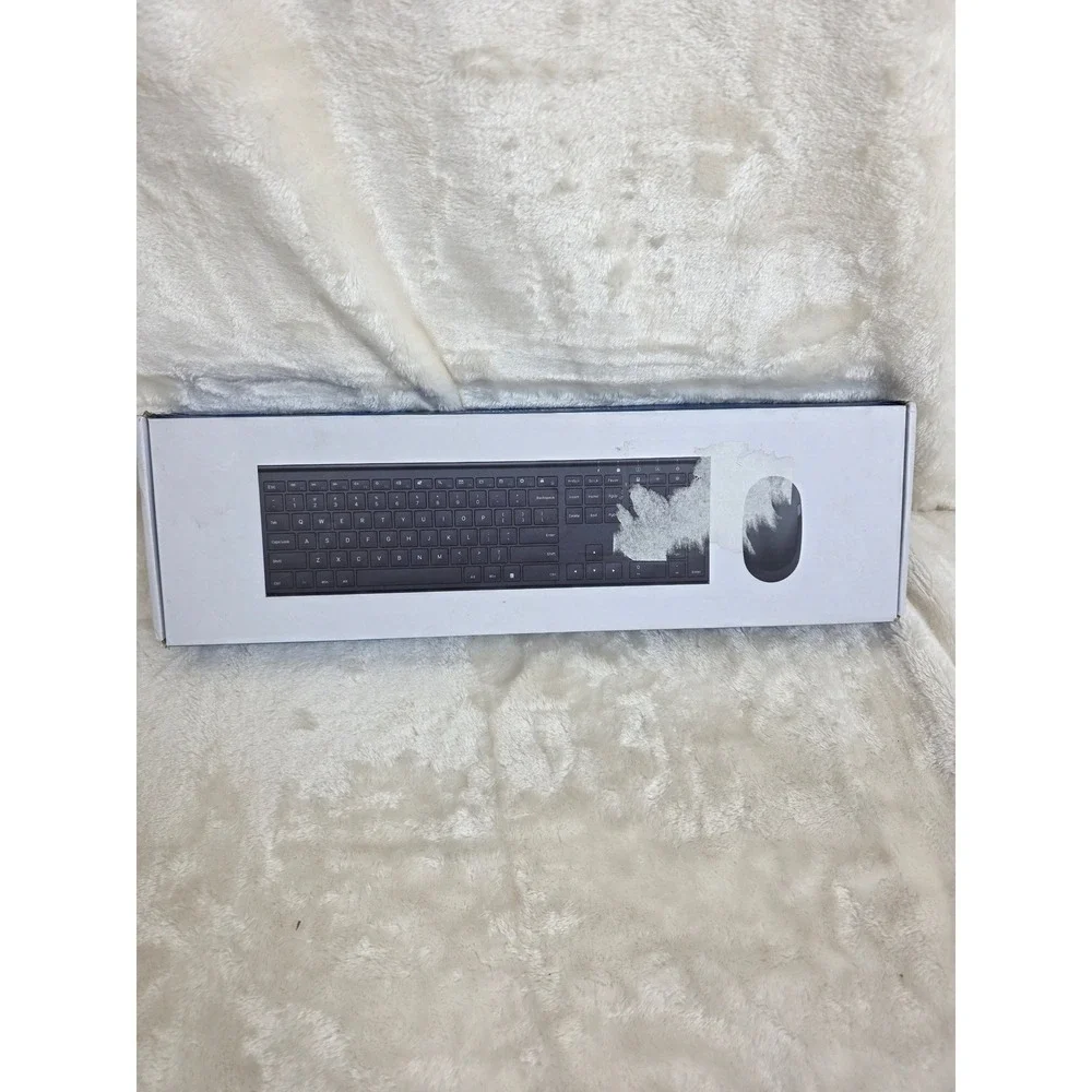 2.4G Wireless‎ Keyboard and Mouse Combo USB Receiver Ergonomic Design Black